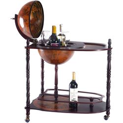 Барный сервировочный стол Costway HW51940 (Brown) Thumb