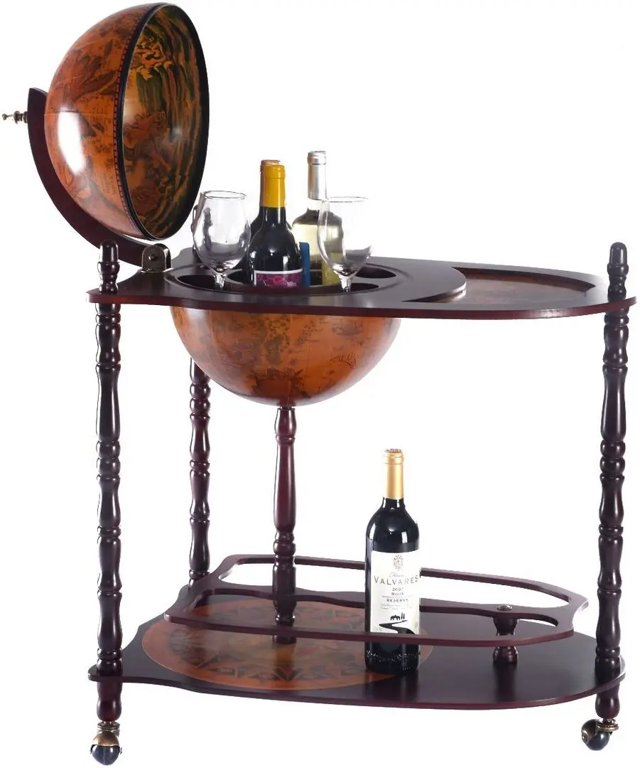 Барный сервировочный стол Costway HW51940 (Brown)