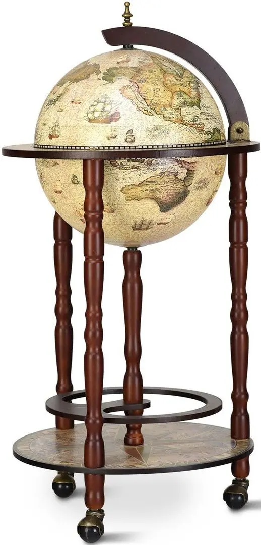 Masa de servit bar Costway HW58775 (Brown/Beige)