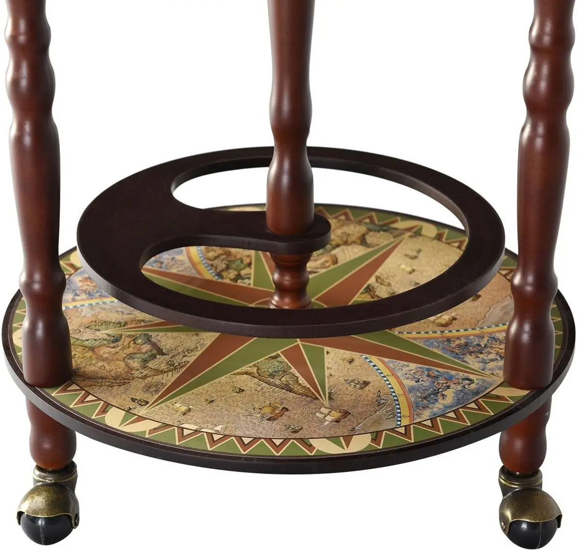 Masa de servit bar Costway HW58775 (Brown/Beige)