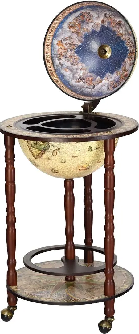 Masa de servit bar Costway HW58775 (Brown/Beige)