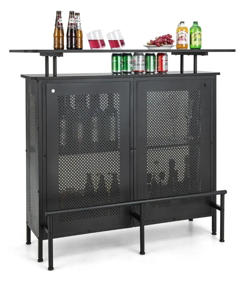 Барный стол Costway JV10836DK (Black)