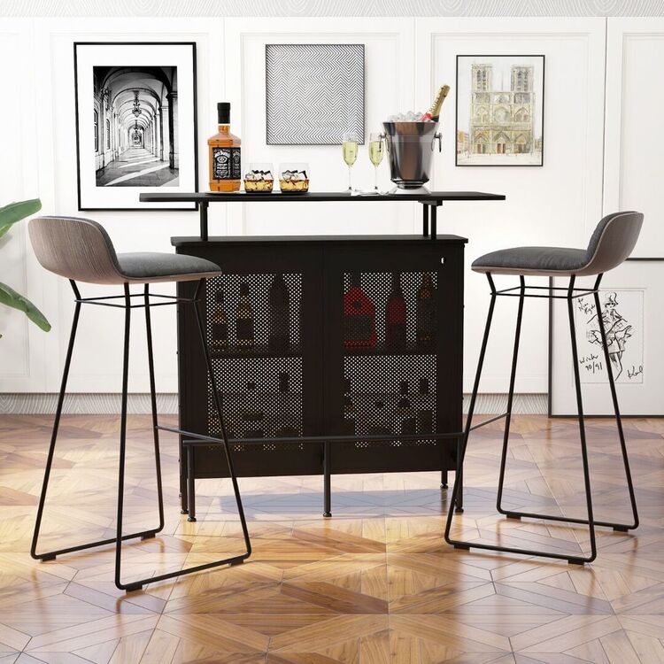 Барный стол Costway JV10836DK (Black)