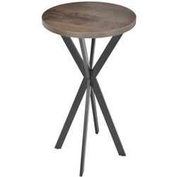 Барный стол DP Kleo H1100 600 (Dark Brown/Black)