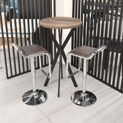Masa de bar DP Kleo H1100 600 (Dark Brown/Black) Thumb