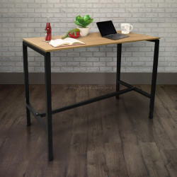 Masa de bar DP Kube 138x68 (Oak/Black)