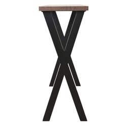 Барный стол DP Xena 1200x400 (Dark Wood/Black) Thumb