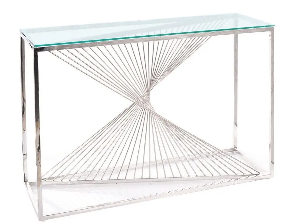 Консольный стол Signal Flame C 120x40 (Glass/Chrome)