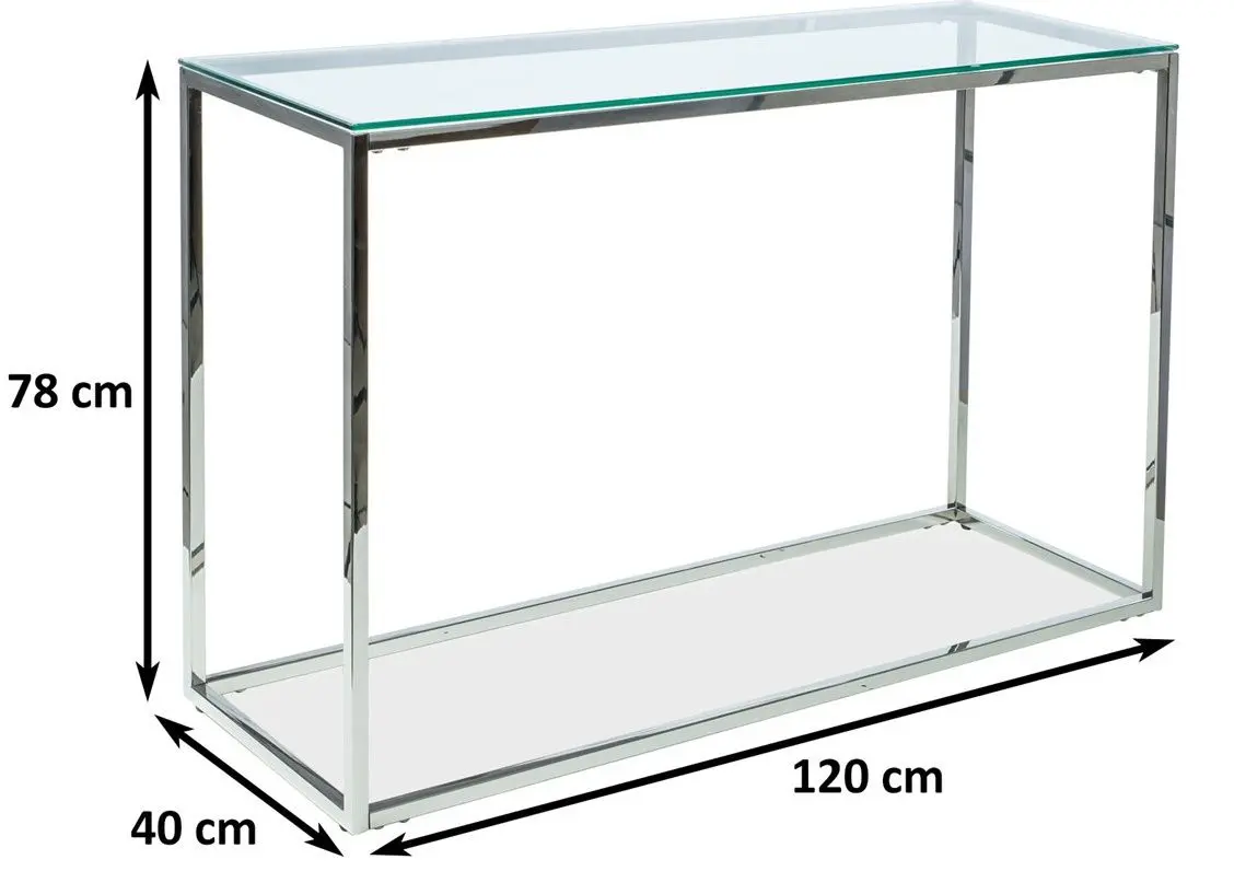 Masa auxiliara Signal Hilton C 120x40 (Class/Chrome) - 2