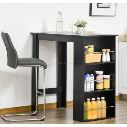 Барный стол Homcom 835-390BK (Black)