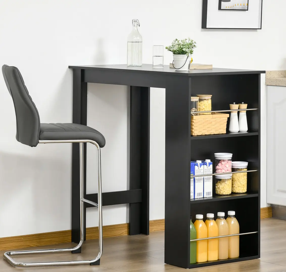 Барный стол Homcom 835-390BK (Black)