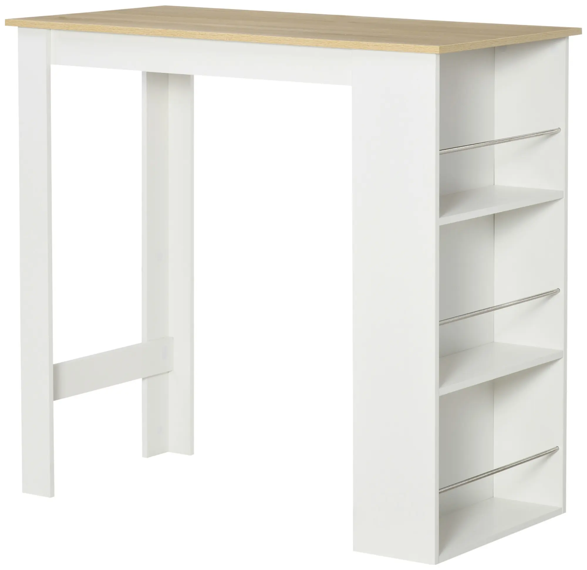 Барный стол Homcom 835-390WT (White) - 2
