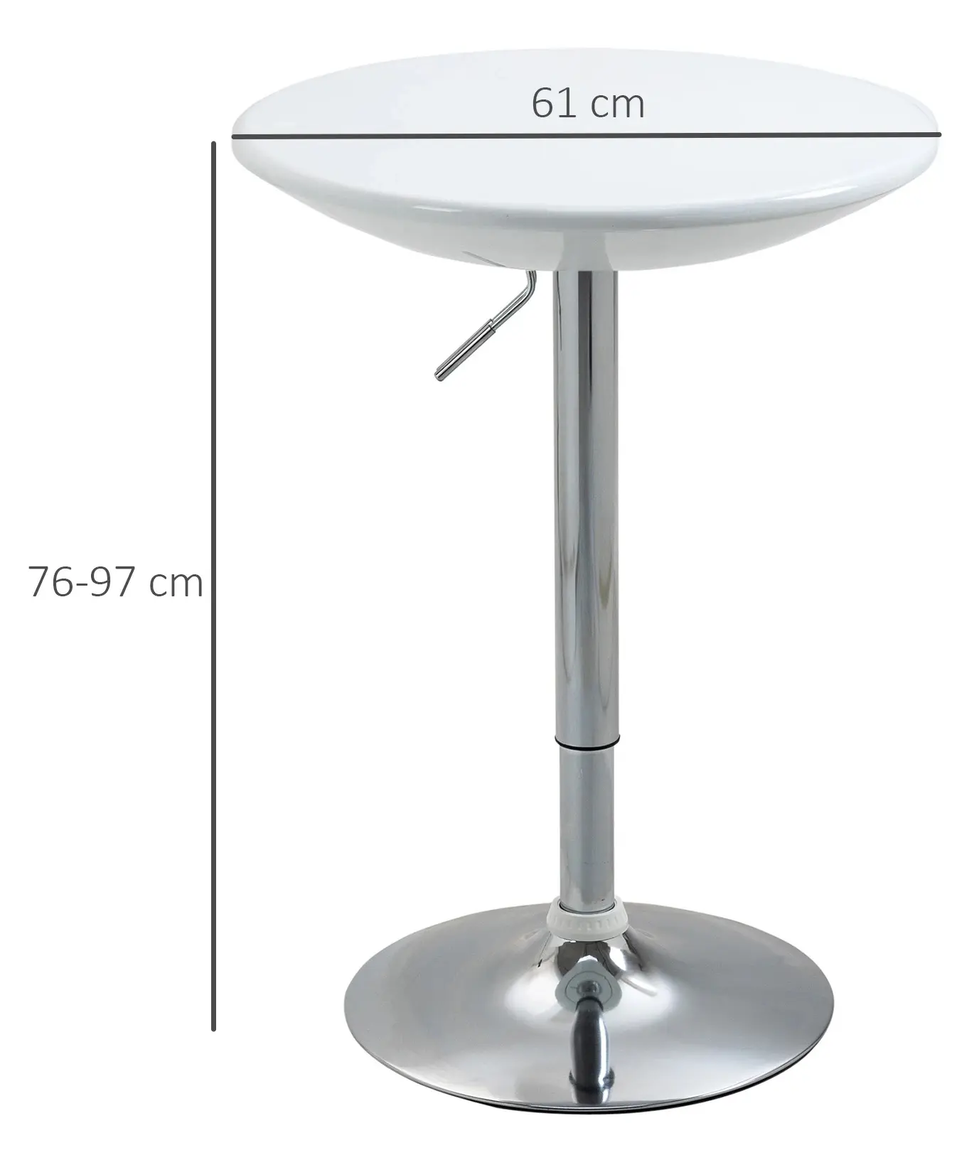 Барный стол Homcom 835-505WT (White) - 3