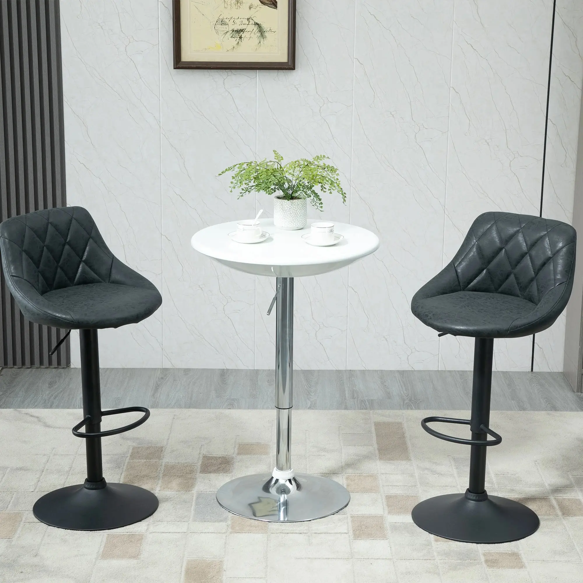 Барный стол Homcom 835-505WT (White) - 7