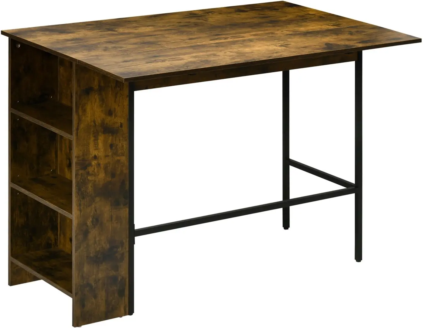 Барный стол Homcom 835-785V00RB 120x76x91 cm (Rustic Brown)