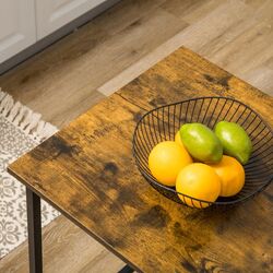 Masa de bar Homcom 835-785V00RB 120x76x91 cm (Rustic Brown) Thumb