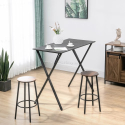 Барный стол Homcom 835-939V00BK (Black)