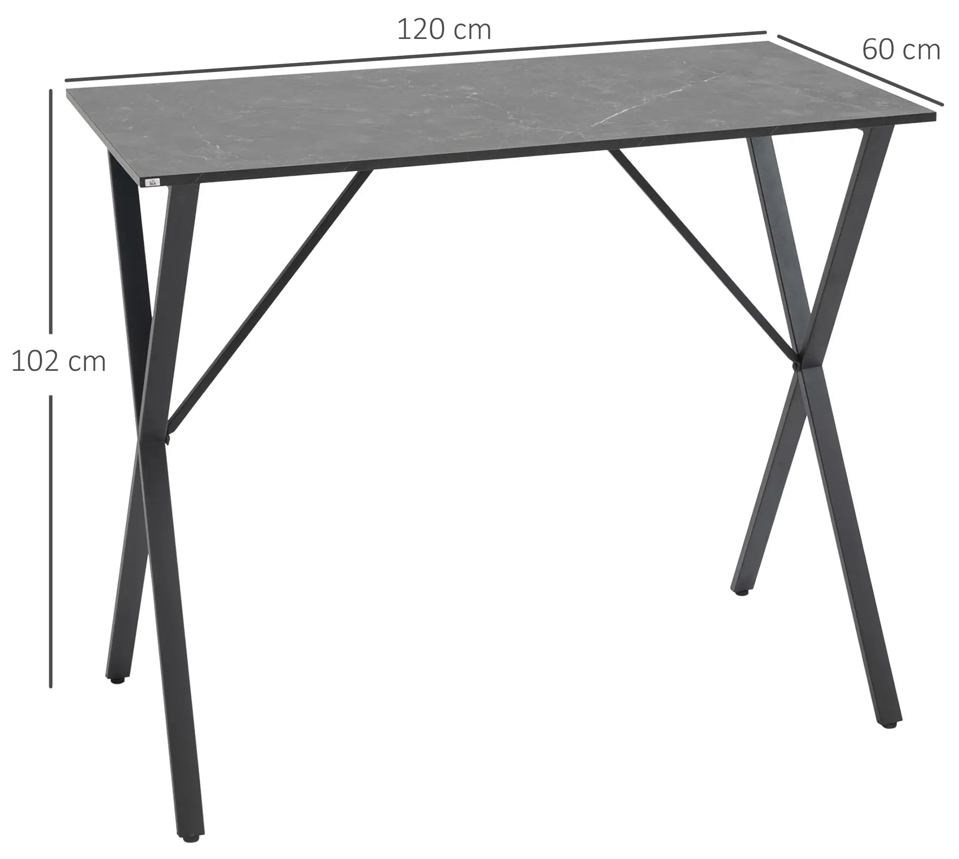 Барный стол Homcom 835-939V00BK (Black) - 4