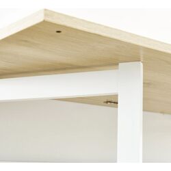 Барный стол Homcom 835-953V00WT 116x79x91 cm (White/Natural Wood) Thumb