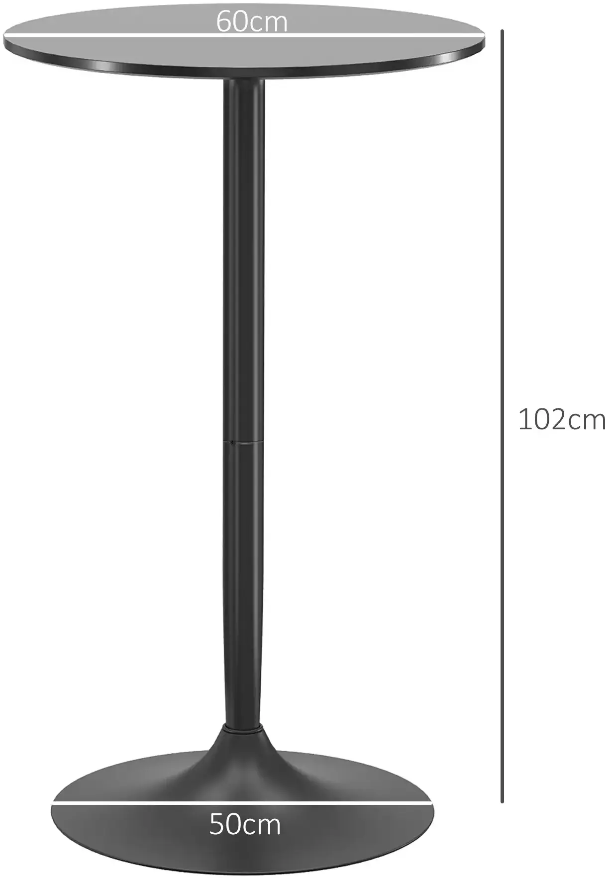 Барный стол Homcom 83A-069V80BK (Black) - 7