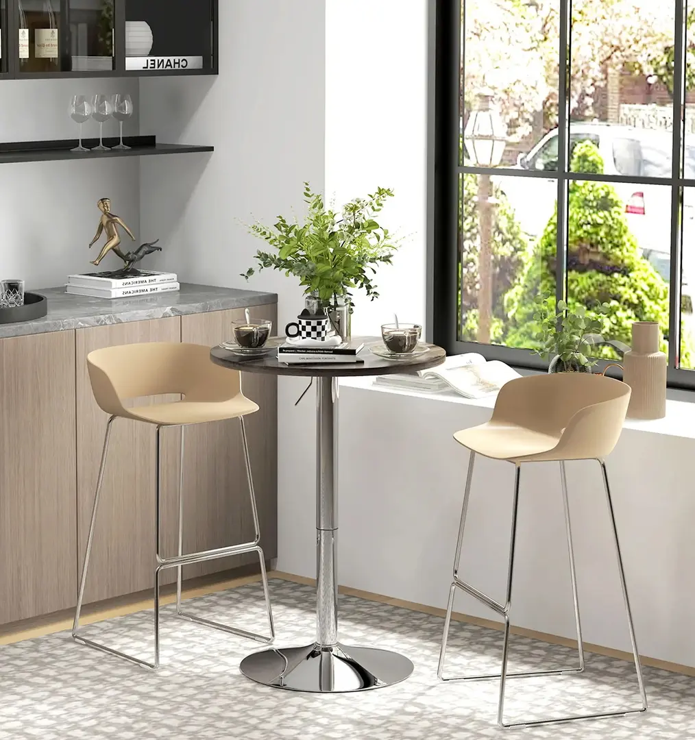 Masa de bar Homcom 83A-087V80DW (Dark Walnut)