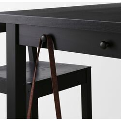 Стол Ikea Nordviken 140x80x105см (Черный) Thumb