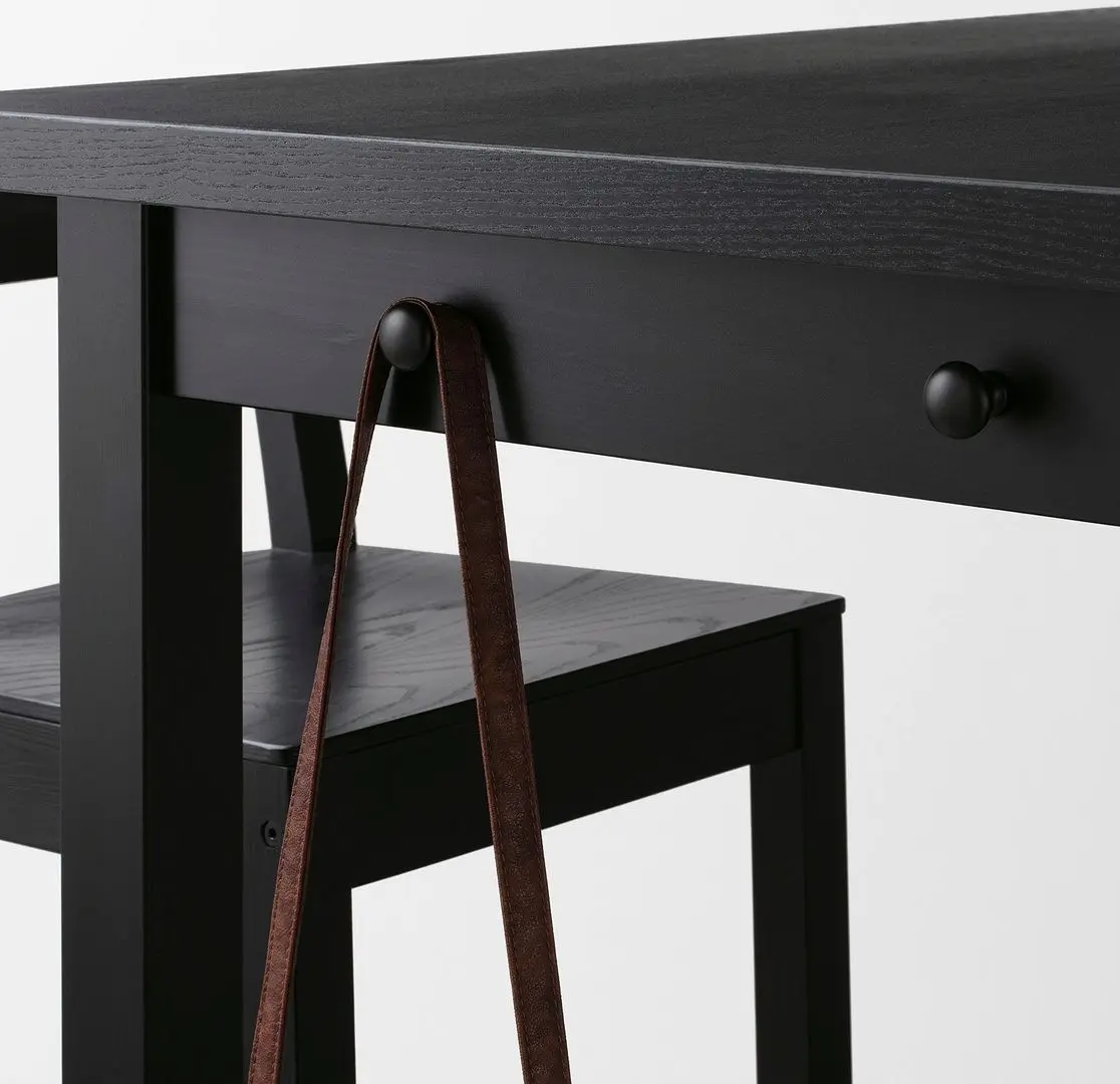 Стол Ikea Nordviken 140x80x105см (Черный)