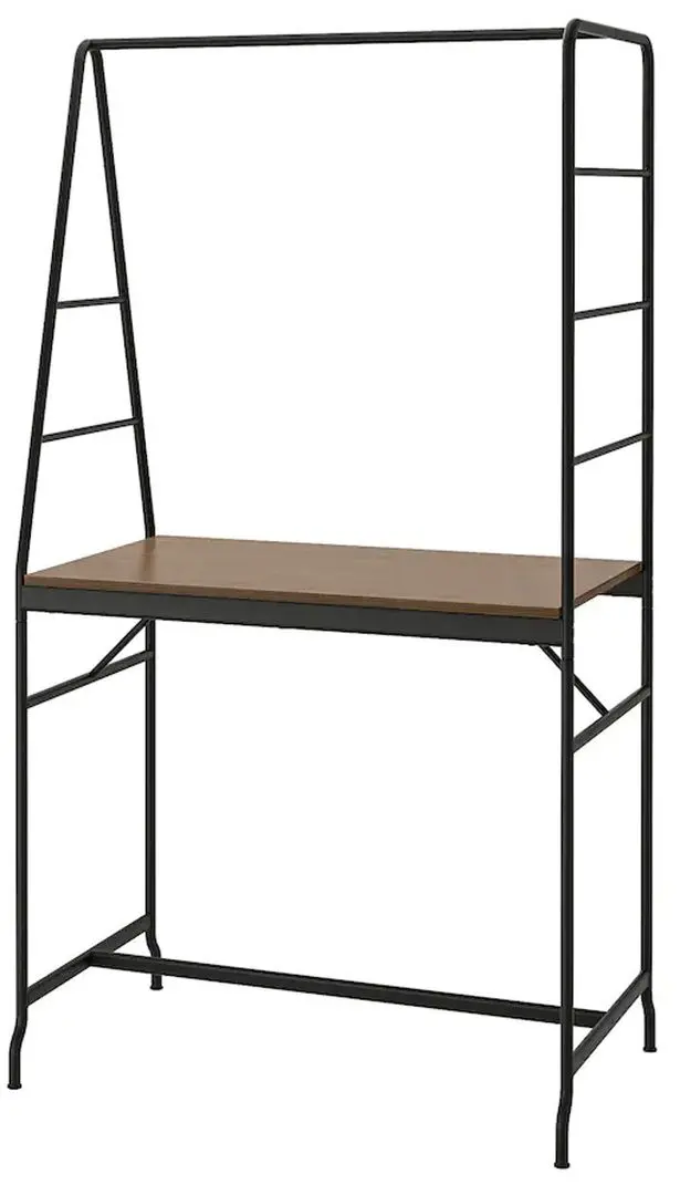 Set masa scaune Ikea Haverud/Dalfred 2 taburete 105cm (Negru/Negru) - 12