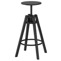 Set masa scaune Ikea Haverud/Dalfred 2 taburete 105cm (Negru/Negru) Thumb