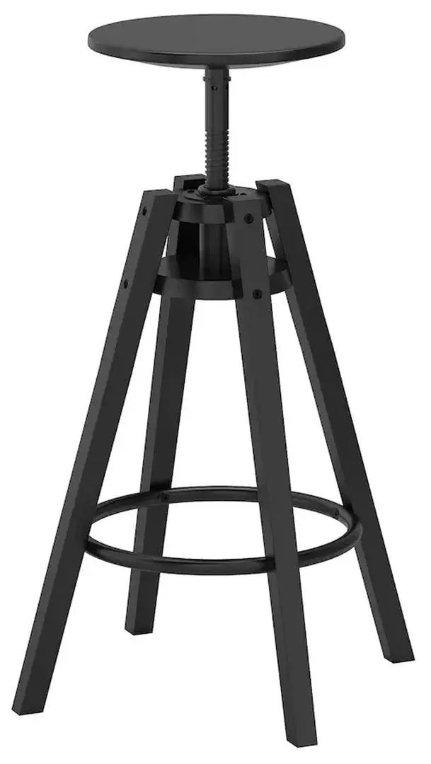 Обеденный набор Ikea Haverud/Dalfred 105см 1+4 (Черный) - 2