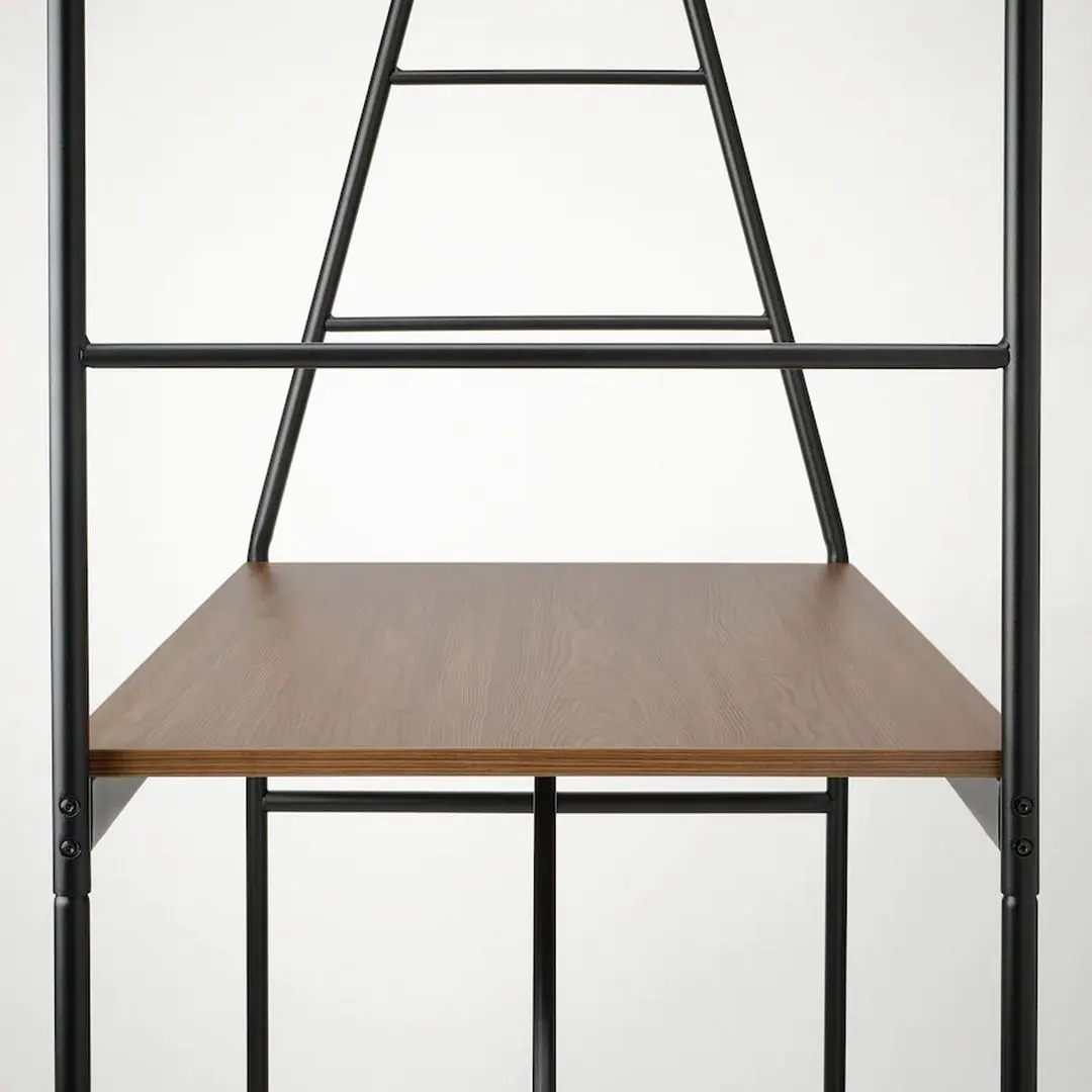 Обеденный набор Ikea Haverud/Dalfred 105см 1+4 (Черный) - 5