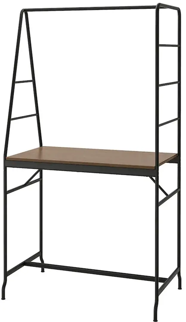 Set masa scaune Ikea Haverud/Raskog 4 taburete 105cm (Negru/Negru) - 6