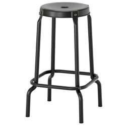 Set masa scaune Ikea Haverud/Raskog 4 taburete 105cm (Negru/Negru) Thumb