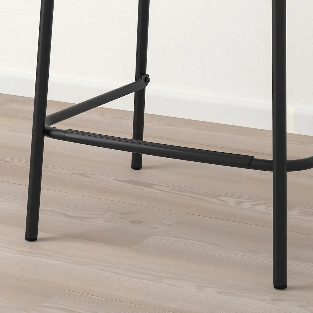 Обеденный набор Ikea Haverud/Stig 4 барных стула 105cm (Черный/Черный) - 5