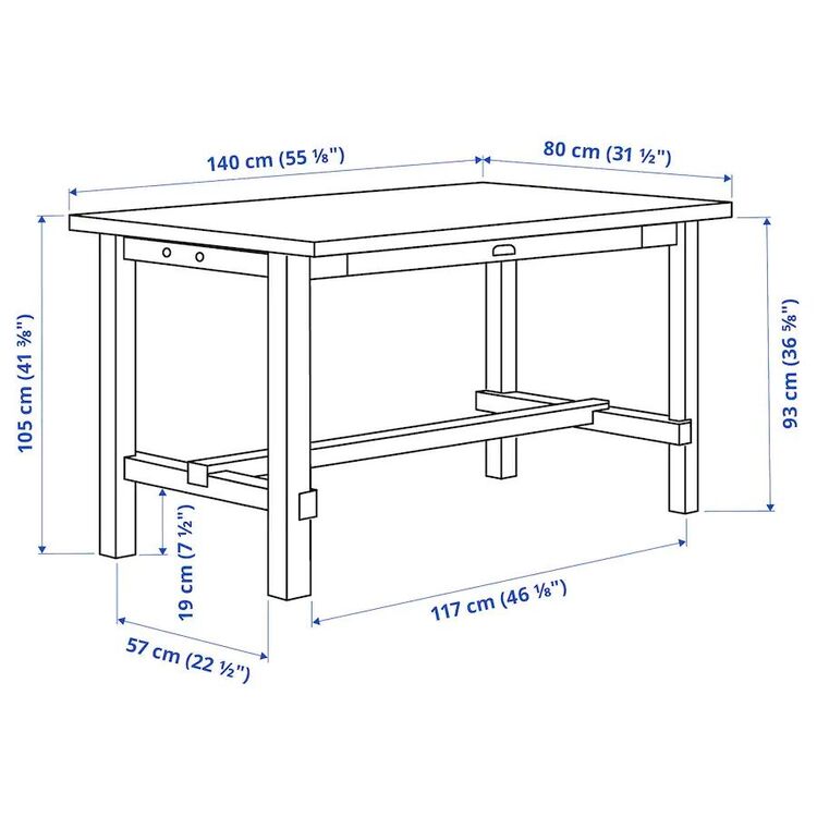 Set masa scaune Ikea Nordviken/Bergmund/Gunnared 75cm 1+4 (Negru/Gri mediu)