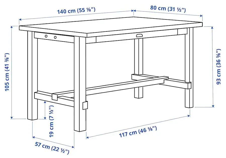 Set masa scaune Ikea Nordviken/Bergmund/Gunnared 75cm 1+4 (Negru/Gri mediu)