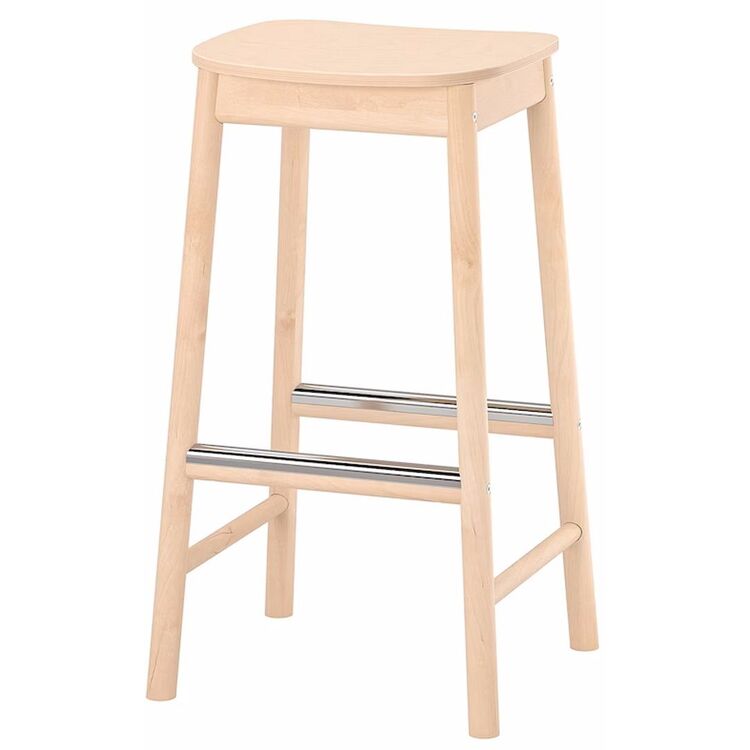 Set masa scaune Ikea Ronninge 4 scaune de bar (Mesteacan)