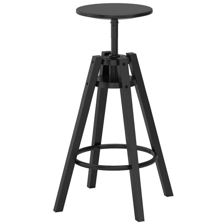Set de sufragerie Ikea Sandsberg/Dalfred 2 scaune 67x67cm (Negru)