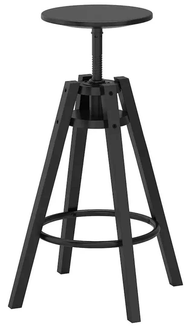 Set de sufragerie Ikea Sandsberg/Dalfred 2 scaune 67x67cm (Negru) - 4