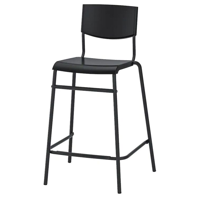 Set masa scaune Ikea Sandsberg/Stig 67x67cm 1+2 (Negru)