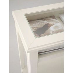 Consola Ikea Liatorp sticla 133x37 (Alb) Thumb