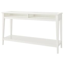 Consola Ikea Liatorp sticla 133x37 (Alb) Thumb