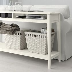 Consola Ikea Liatorp sticla 133x37 (Alb) Thumb