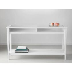 Consola Ikea Liatorp sticla 133x37 (Alb) Thumb
