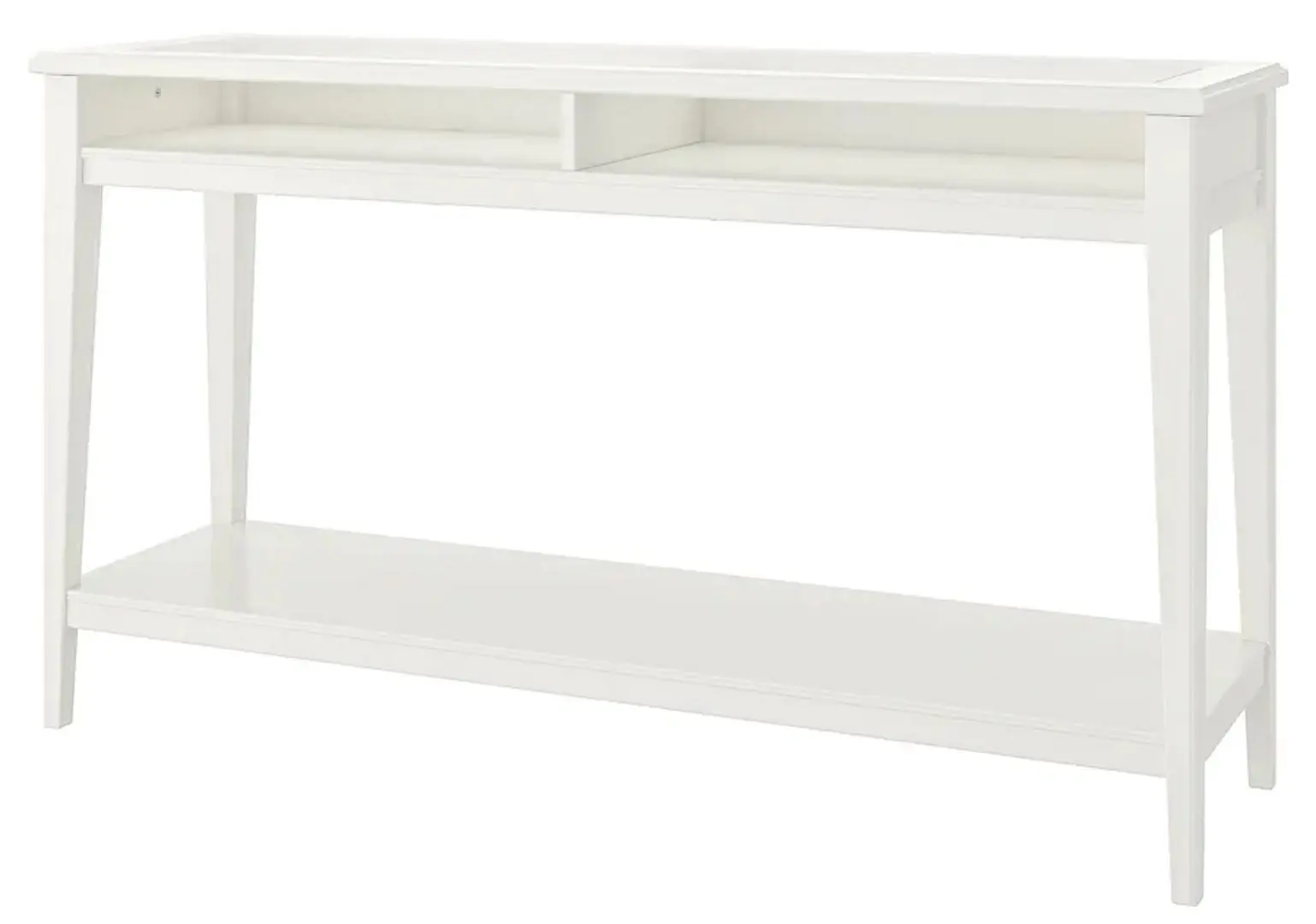 Consola Ikea Liatorp sticla 133x37 (Alb)
