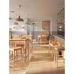 Masa de bar Ikea Ronninge 75x75 (Mesteacan) Thumb