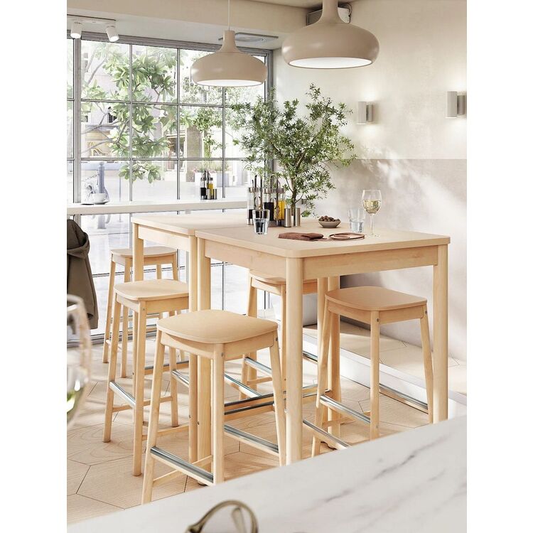Masa de bar Ikea Ronninge 75x75 (Mesteacan)