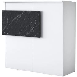 Стол-ресепшн Mirage Meble MA102 LED (White/Marble Black) Thumb
