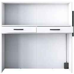 Стол-ресепшн Mirage Meble MA102 LED (White/Marble Black) Thumb