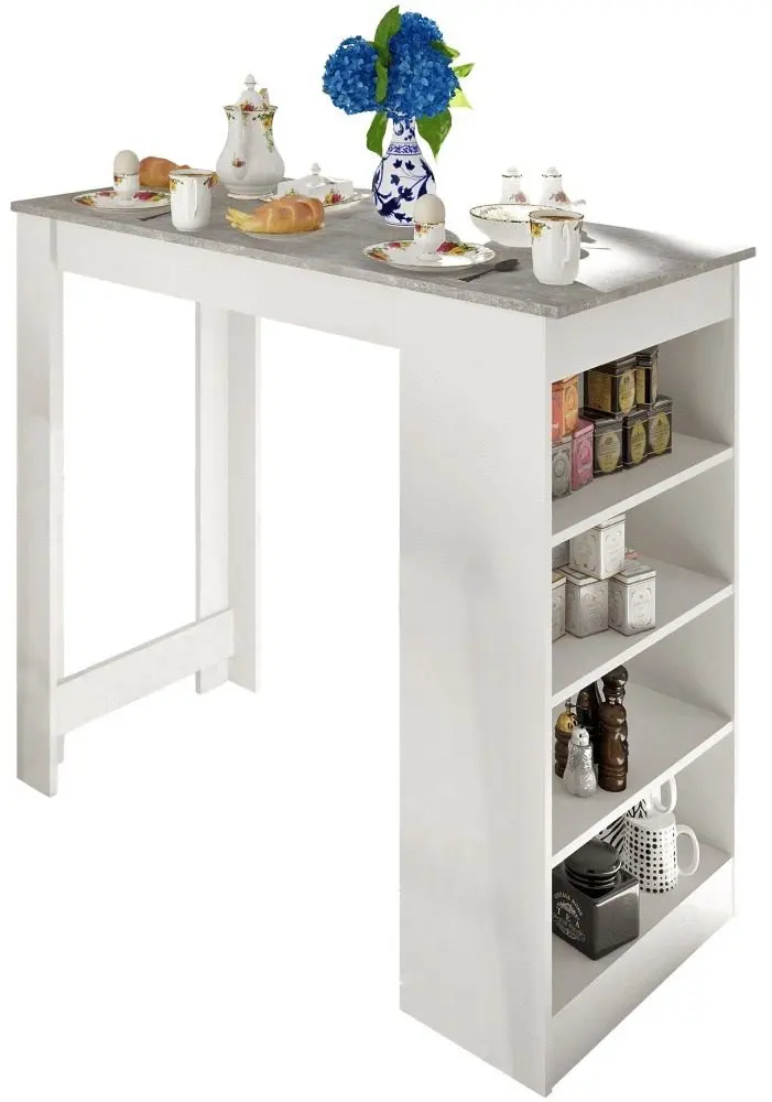 Стол Mobhaus Austen (White/Conctere)